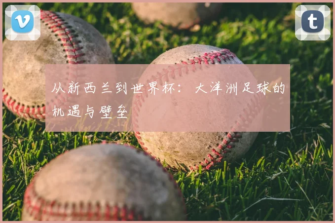 从新西兰到世界杯：大洋洲足球的机遇与壁垒